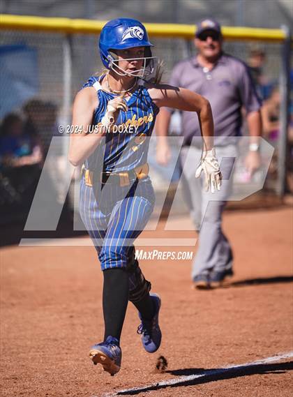 Thumbnail 3 in Pahranagat Valley vs Carlin (NIAA Class 1A State Playoff Game 2) photogallery.