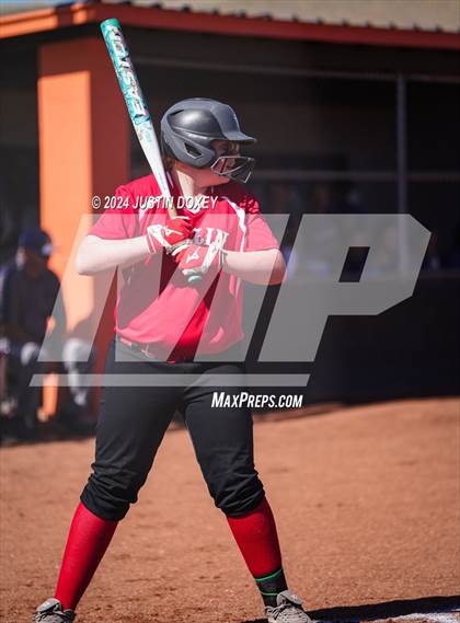 Thumbnail 2 in Pahranagat Valley vs Carlin (NIAA Class 1A State Playoff Game 2) photogallery.