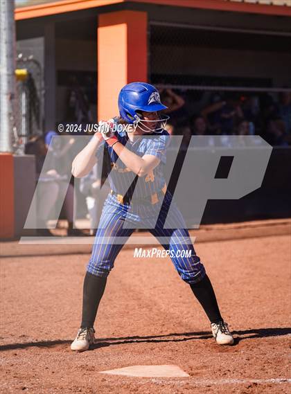 Thumbnail 1 in Pahranagat Valley vs Carlin (NIAA Class 1A State Playoff Game 2) photogallery.