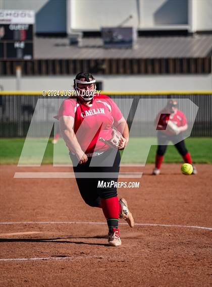 Thumbnail 1 in Pahranagat Valley vs Carlin (NIAA Class 1A State Playoff Game 2) photogallery.