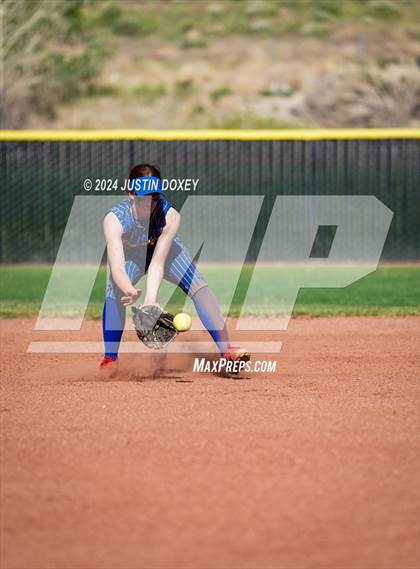 Thumbnail 2 in Pahranagat Valley vs Carlin (NIAA Class 1A State Playoff Game 2) photogallery.