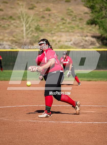 Thumbnail 1 in Pahranagat Valley vs Carlin (NIAA Class 1A State Playoff Game 2) photogallery.