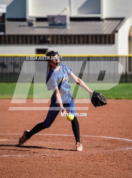Thumbnail 3 in Pahranagat Valley vs Carlin (NIAA Class 1A State Playoff Game 2) photogallery.