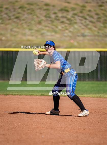 Thumbnail 3 in Pahranagat Valley vs Carlin (NIAA Class 1A State Playoff Game 2) photogallery.