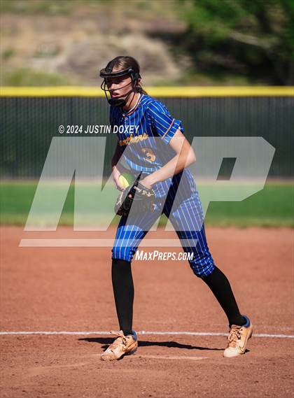 Thumbnail 1 in Pahranagat Valley vs Carlin (NIAA Class 1A State Playoff Game 2) photogallery.