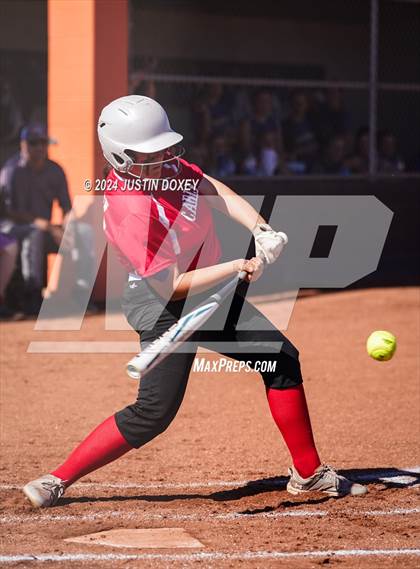 Thumbnail 2 in Pahranagat Valley vs Carlin (NIAA Class 1A State Playoff Game 2) photogallery.
