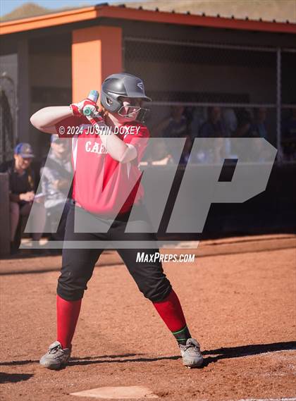 Thumbnail 3 in Pahranagat Valley vs Carlin (NIAA Class 1A State Playoff Game 2) photogallery.