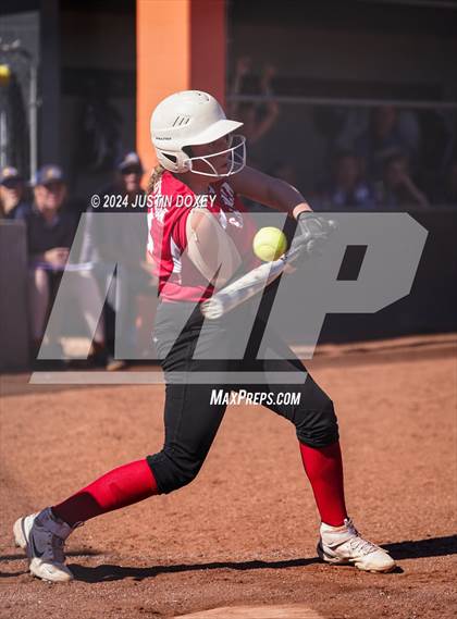 Thumbnail 2 in Pahranagat Valley vs Carlin (NIAA Class 1A State Playoff Game 2) photogallery.