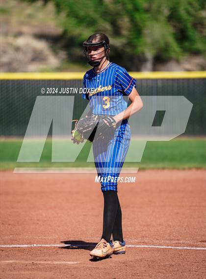 Thumbnail 3 in Pahranagat Valley vs Carlin (NIAA Class 1A State Playoff Game 2) photogallery.