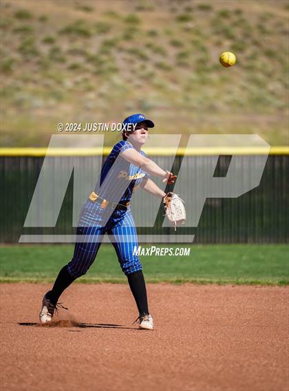 Thumbnail 3 in Pahranagat Valley vs Carlin (NIAA Class 1A State Playoff Game 2) photogallery.