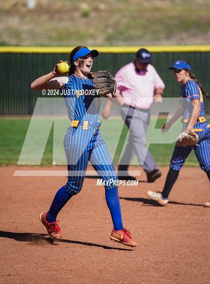 Thumbnail 2 in Pahranagat Valley vs Carlin (NIAA Class 1A State Playoff Game 2) photogallery.