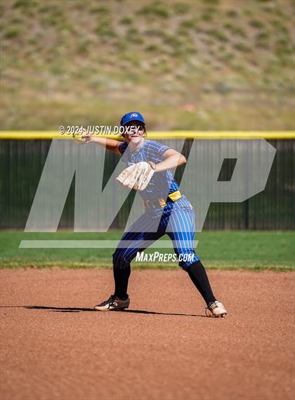 Thumbnail 3 in Pahranagat Valley vs Carlin (NIAA Class 1A State Playoff Game 2) photogallery.