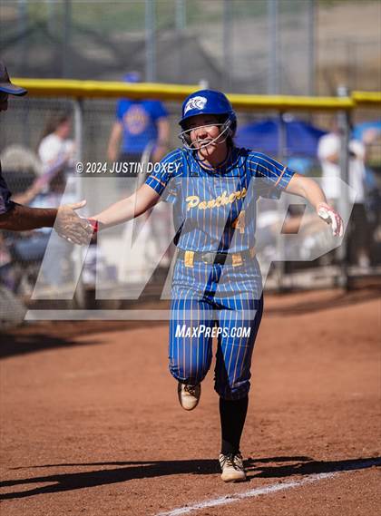 Thumbnail 3 in Pahranagat Valley vs Carlin (NIAA Class 1A State Playoff Game 2) photogallery.