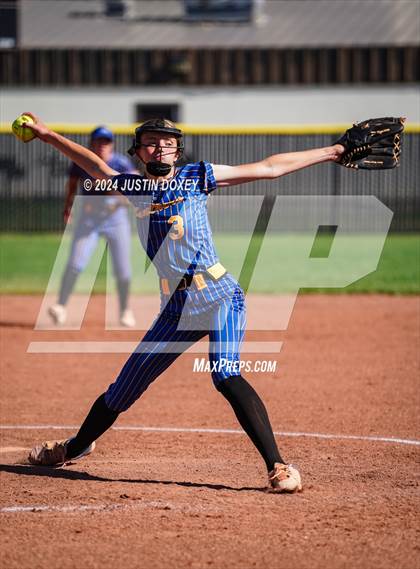 Thumbnail 2 in Pahranagat Valley vs Carlin (NIAA Class 1A State Playoff Game 2) photogallery.