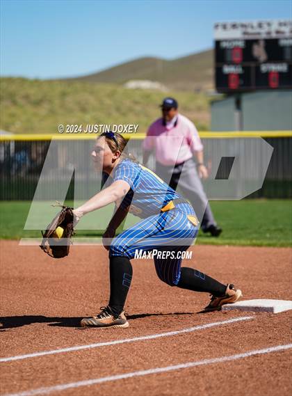 Thumbnail 1 in Pahranagat Valley vs Carlin (NIAA Class 1A State Playoff Game 2) photogallery.