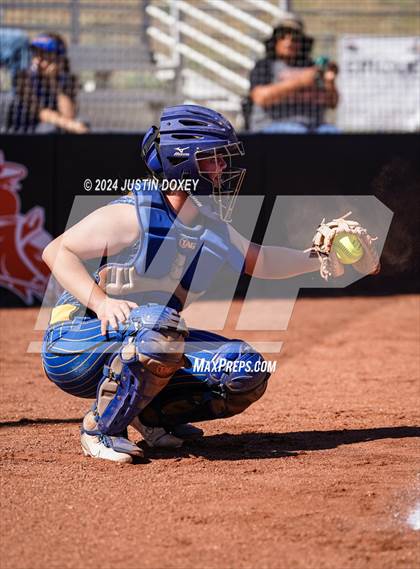 Thumbnail 3 in Pahranagat Valley vs Carlin (NIAA Class 1A State Playoff Game 2) photogallery.