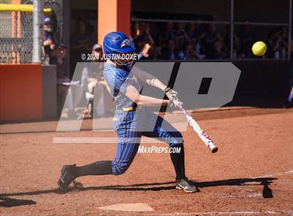 Thumbnail 2 in Pahranagat Valley vs Carlin (NIAA Class 1A State Playoff Game 2) photogallery.