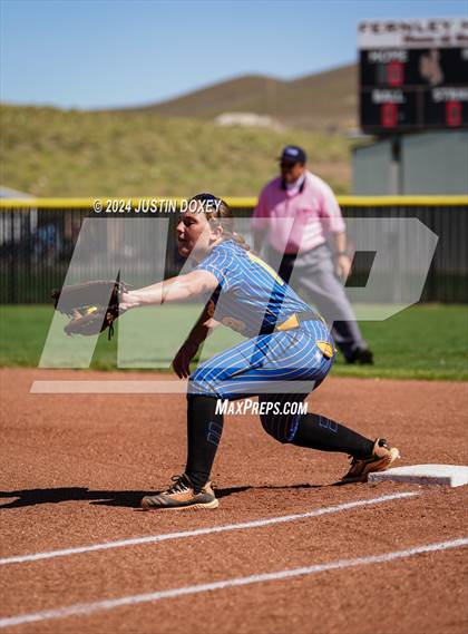 Thumbnail 3 in Pahranagat Valley vs Carlin (NIAA Class 1A State Playoff Game 2) photogallery.