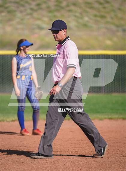 Thumbnail 2 in Pahranagat Valley vs Carlin (NIAA Class 1A State Playoff Game 2) photogallery.