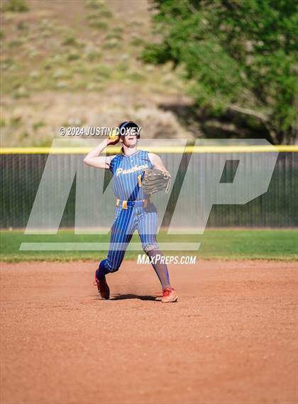Thumbnail 1 in Pahranagat Valley vs Carlin (NIAA Class 1A State Playoff Game 2) photogallery.