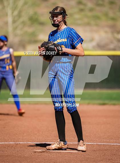 Thumbnail 1 in Pahranagat Valley vs Carlin (NIAA Class 1A State Playoff Game 2) photogallery.