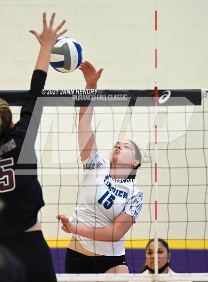 Thumbnail 3 in Timpview vs. Assumption (Durango Fall CLassic) photogallery.