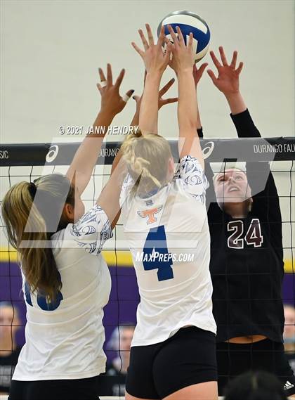 Thumbnail 1 in Timpview vs. Assumption (Durango Fall CLassic) photogallery.