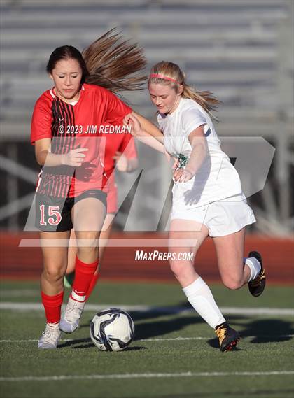 Thumbnail 2 in Caddo Mills vs. Greenville (Greenville Tournament) photogallery.