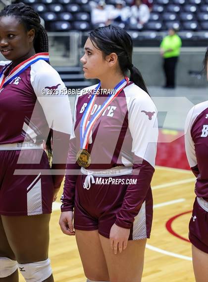 Thumbnail 1 in Harrold vs. Bronte (UIL 1A Volleyball Semifinal Medal Ceremony) photogallery.
