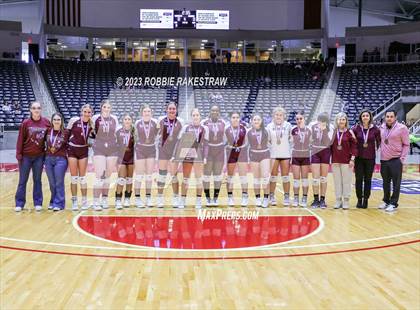 Thumbnail 2 in Harrold vs. Bronte (UIL 1A Volleyball Semifinal Medal Ceremony) photogallery.
