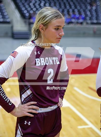 Thumbnail 3 in Harrold vs. Bronte (UIL 1A Volleyball Semifinal Medal Ceremony) photogallery.