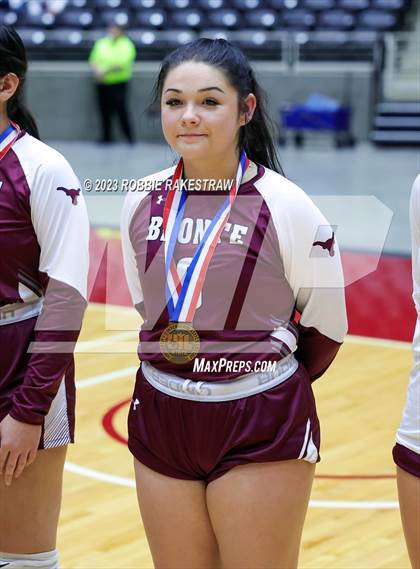 Thumbnail 3 in Harrold vs. Bronte (UIL 1A Volleyball Semifinal Medal Ceremony) photogallery.