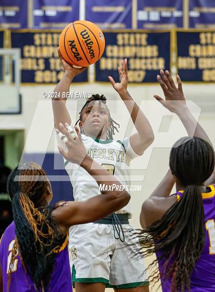 Thumbnail 2 in Wesleyan vs. Montverde Academy (MLK Day Classic) photogallery.