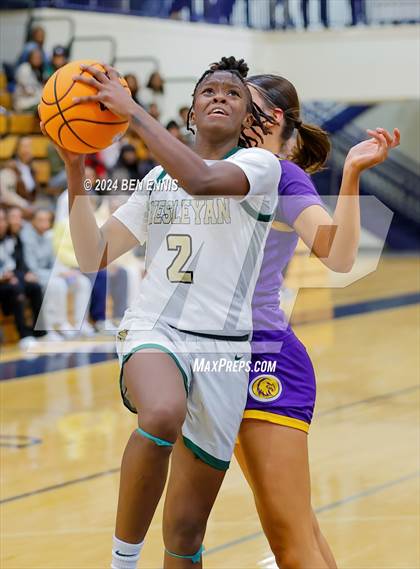 Thumbnail 1 in Wesleyan vs. Montverde Academy (MLK Day Classic) photogallery.