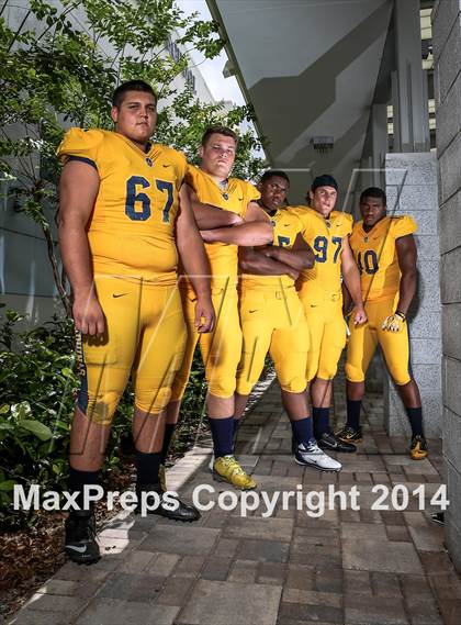 Thumbnail 2 in St. Thomas Aquinas (2014 Preseason Top 25 Photo Shoot)  photogallery.