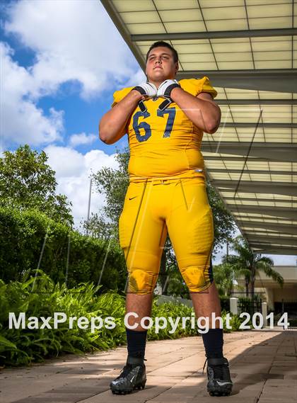 Thumbnail 3 in St. Thomas Aquinas (2014 Preseason Top 25 Photo Shoot)  photogallery.