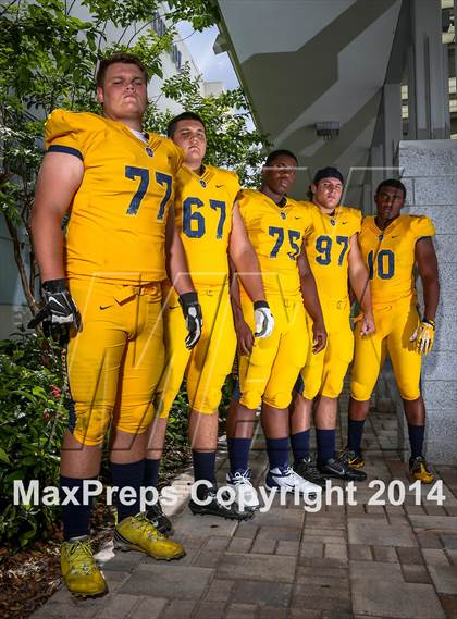 Thumbnail 1 in St. Thomas Aquinas (2014 Preseason Top 25 Photo Shoot)  photogallery.
