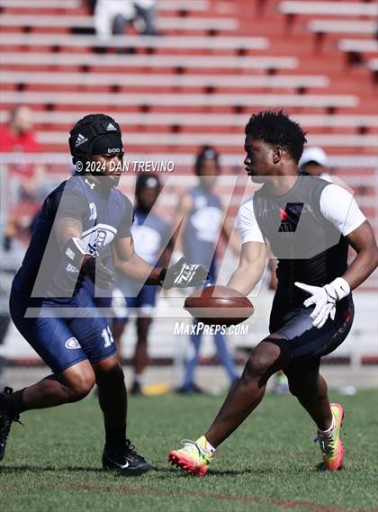 Thumbnail 3 in Dinwiddie vs St Michael the Archangel (Phillip Sims 7v7 Invitational) photogallery.
