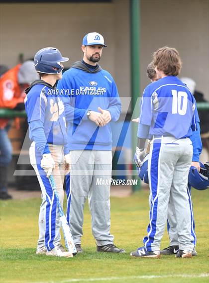 Thumbnail 1 in Detroit vs Honey Grove (Blue Ridge Tournament) photogallery.