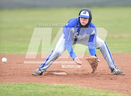 Thumbnail 1 in Detroit vs Honey Grove (Blue Ridge Tournament) photogallery.