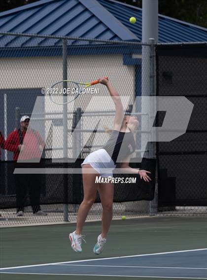 Thumbnail 3 in Liberty vs Wichita Falls (UIL 5A Mixed Doubles State Quarterfinal) photogallery.