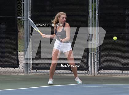 Thumbnail 1 in Liberty vs Wichita Falls (UIL 5A Mixed Doubles State Quarterfinal) photogallery.