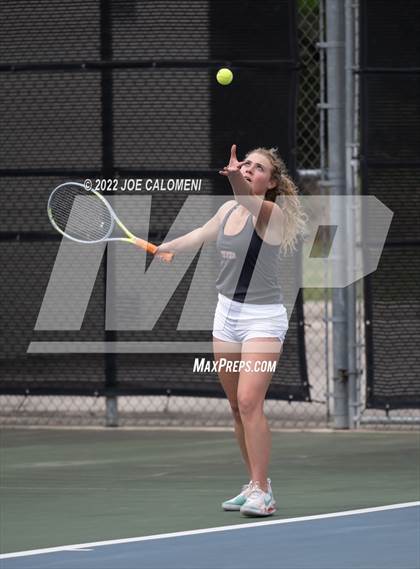 Thumbnail 3 in Liberty vs Wichita Falls (UIL 5A Mixed Doubles State Quarterfinal) photogallery.