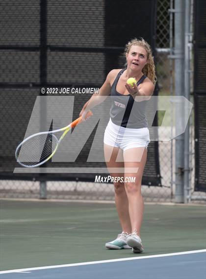 Thumbnail 1 in Liberty vs Wichita Falls (UIL 5A Mixed Doubles State Quarterfinal) photogallery.