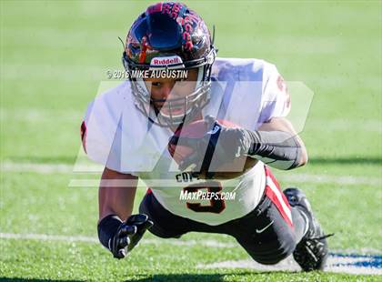 Thumbnail 1 in Coppell vs. Rockwall (UIL 6A Area Playoff) photogallery.