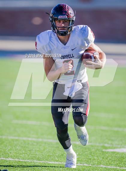 Thumbnail 1 in Coppell vs. Rockwall (UIL 6A Area Playoff) photogallery.