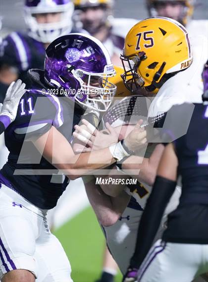 Thumbnail 2 in Bells vs. Jacksboro (UIL 3A DII Area Playoff) photogallery.