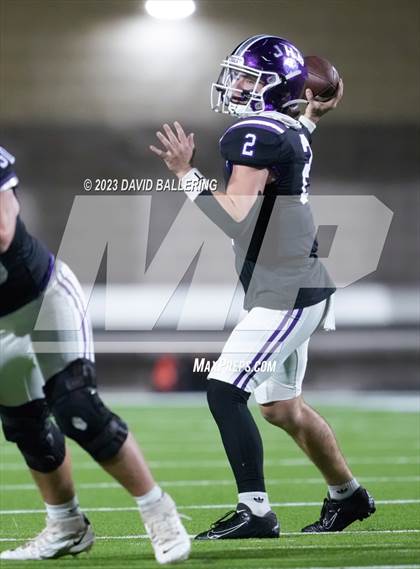 Thumbnail 3 in Bells vs. Jacksboro (UIL 3A DII Area Playoff) photogallery.