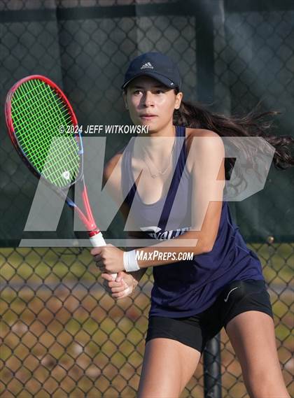 Thumbnail 2 in NCHSAA 3A Tennis Individual Final photogallery.