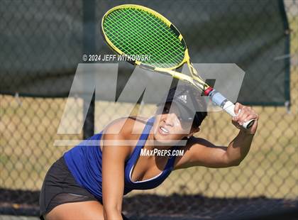 Thumbnail 2 in NCHSAA 3A Tennis Individual Final photogallery.